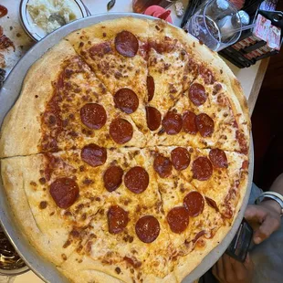 Pepperoni pizza