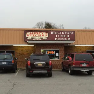 The front of the store.