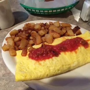 Spanish omelette for breakfast.