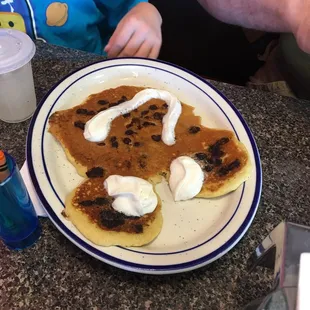 Kids Mickey Mouse pancake breakfast