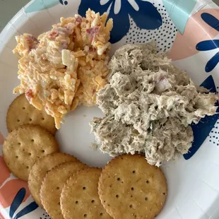 Fresh Tuna Salad &amp; Classic Pimento Cheese