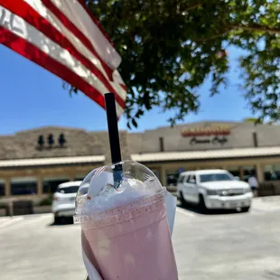 Look for the signs. And a small parking lot.