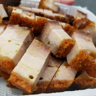 03.2023 crispy pork skin yummm