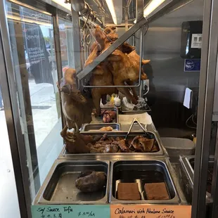Chinese BBQ on display