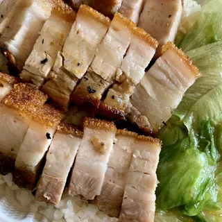 Roasted pork rice