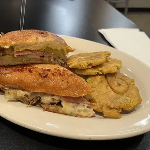 Cubano with Tostones