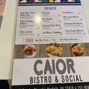 They don't have a website or menu posted. I had to physically go there for this... current as of Oct 2021