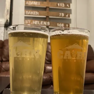 Paloma Cider and Lake Hopper Blonde Ale