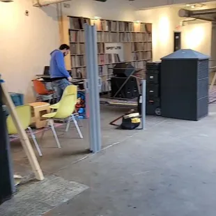 the inside of a coffee shop