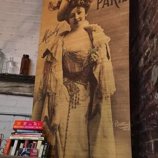 a woman in a corset dress