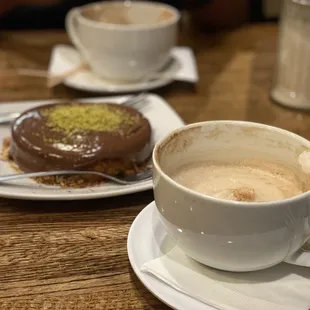 Kunafa with Nutella &amp; Cappuccini