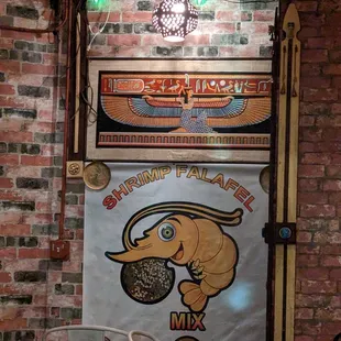 the entrance to the restaurant