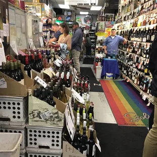 people shopping in a store