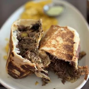 Vaca Frita Burrito