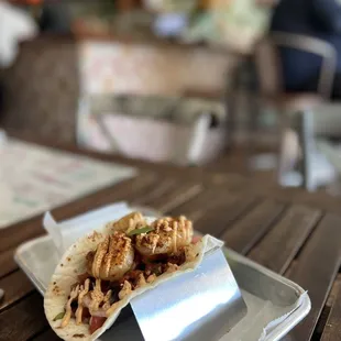 Shrimp taco