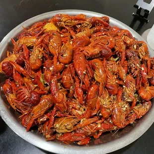 Crawfish with Cajju sauce