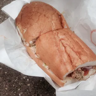 Oyster Po'boy. The real deal.