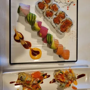 sushi, sushi and sashimi, sashimi, food