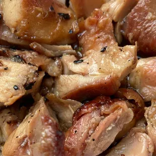 The bourbon chicken is seriously good!