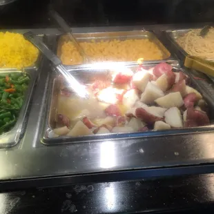 a variety of food items