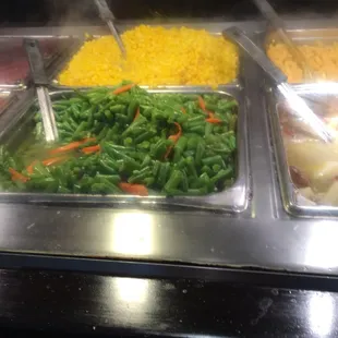 a variety of food items