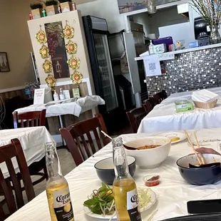 NO ONE else in the restaurant from 11:30-2PM; yet, we were denied to have our bowl of soup split into 2 despite offering to pay more.