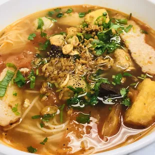 Crab and Tomato Noodle Soup