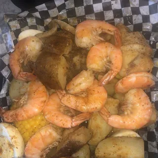 Large Cajun Garlic Low Country Boil