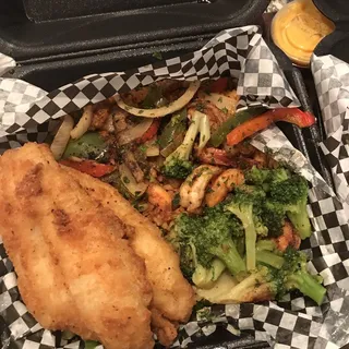 Fish and Shrimp Combo