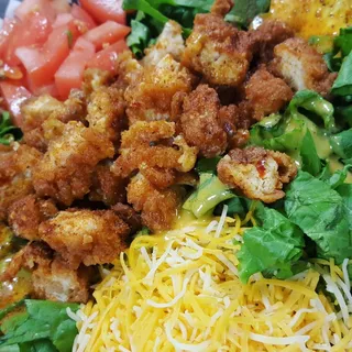 Cajun Fried Chicken House Salad