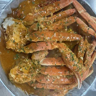Party Combo #2. 5LB Shrimp-- 5LB Black Mussel-- 2LB Crab-- 2LB Crawfish-- 5LB Garlic Nooldes --1LB Clam-- 1LB Free Carb