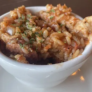 Gumbo was really good. Very filling