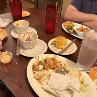 Demolished our dinner