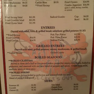 More menu