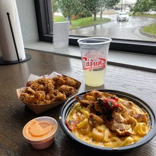 Cajun Cream Sauce Seafood Etouffee, Fried Gizzards