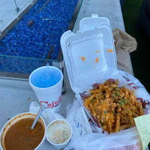 Speciality Gumbo Soup Loaded Crawfish Fries