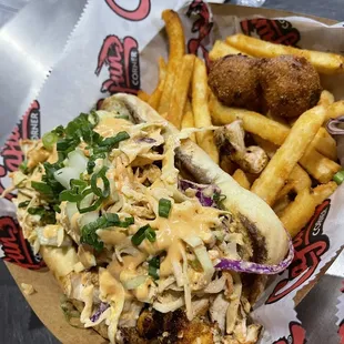 Blackened Chicken Po&apos;boy