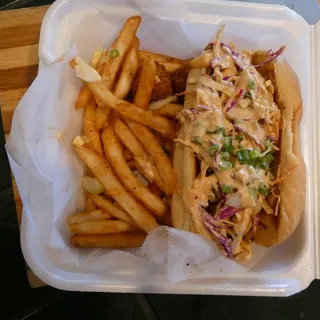 Blackened Chicken Po Boy