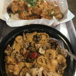 CAJUN CREAM SAUCE FETTUCCINE