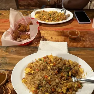 Crawfish Tails Fried Rice