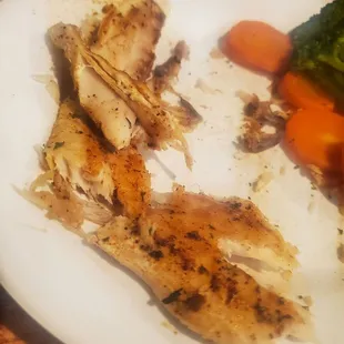 Dry, hard, not fresh Snapper