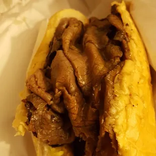 Hot roast beef.Sooooo good!!!!