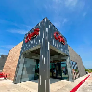 The front of our restaurant during the day