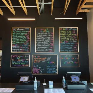 Our menu!