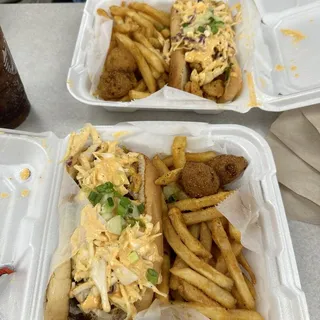 Blackened Chicken Po Boy
