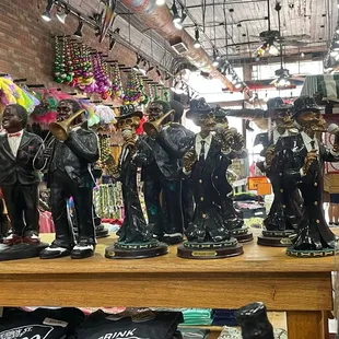 a variety of figurines