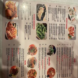 Menu as of 6/11/23