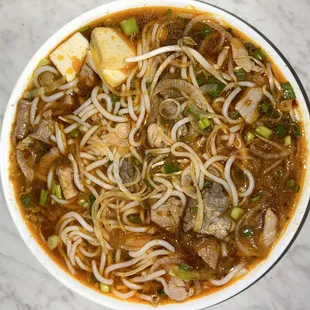 #7. Bun Bo Hue - (no fish cake) Spicy, Beef brisket, pork