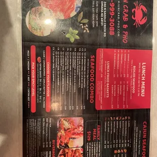 Menu as of 6/11/23