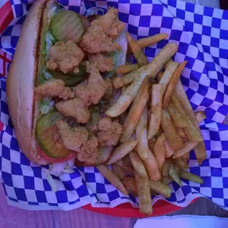 Alligator Po Boy Sandwich